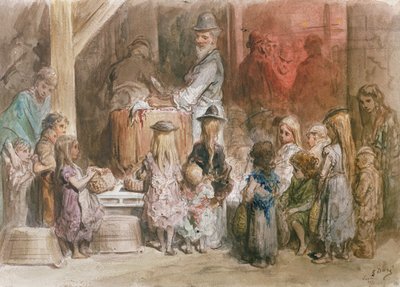 The Charity of the Fishmongers by Gustave Dore